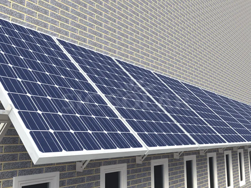 10KW solpanelsväggmonteringssystem i Tyskland