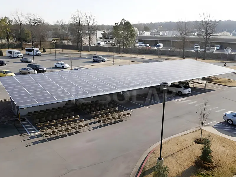 150KW Kanada Solar Carport Monteringssystem