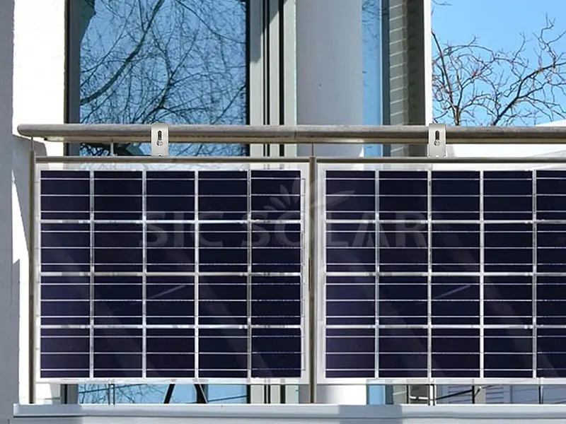1KW Balkong Monteringssystem för solpaneler i Luxemburg