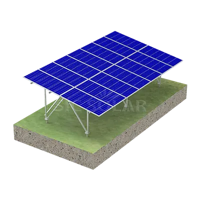 Solpanels markfästen