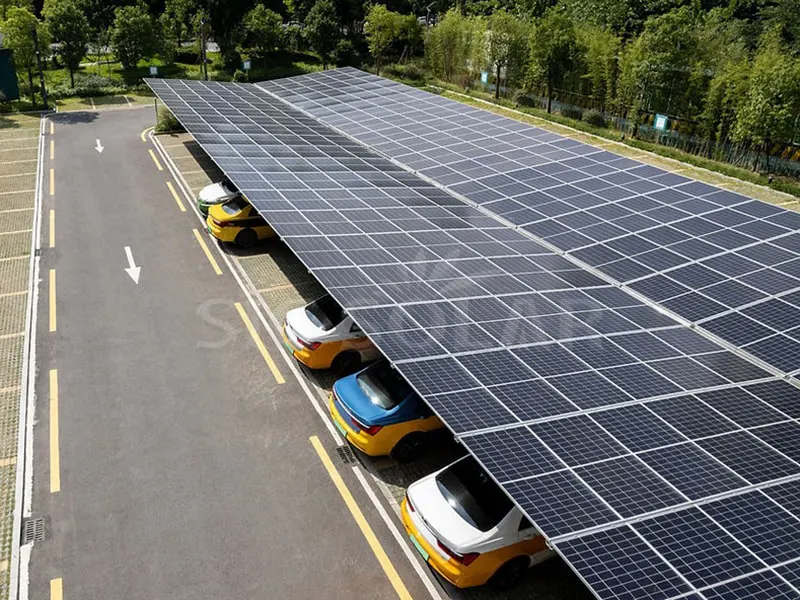 250KW vattentät Carport Solar Monteringssystem i Filippinerna