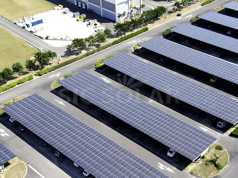 2MW Solar Aluminium Carport Bracket System