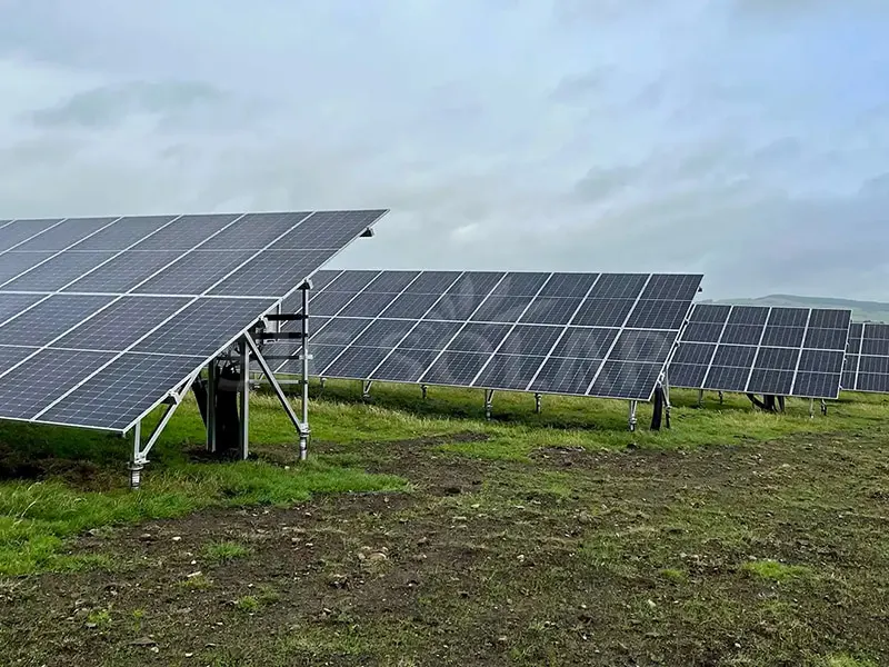 2MW solpanel W typ markmonteringsfäste i Brasilien