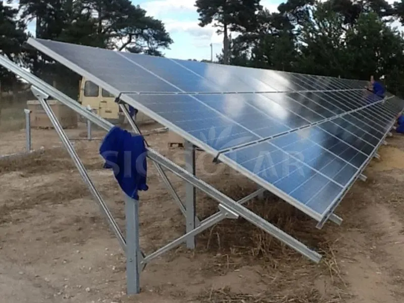 50KW Solar Y-typ markmonteringssystem i Indonesien