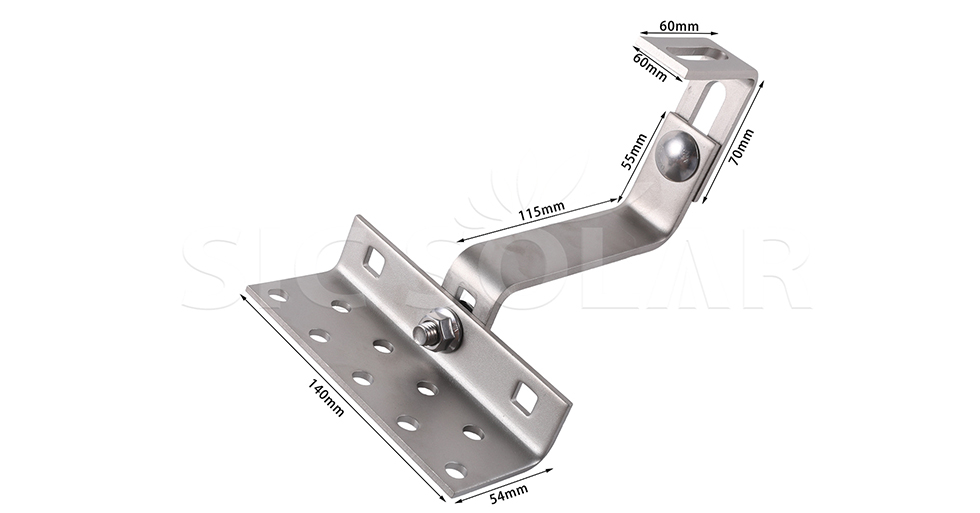 Adjustable Pv Tile Mounting Hook
