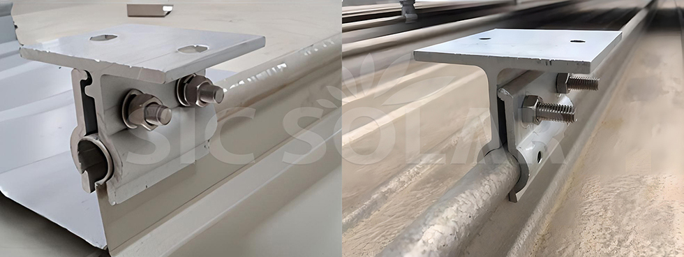 Solar Standing Seam Metal Roofing Clamps