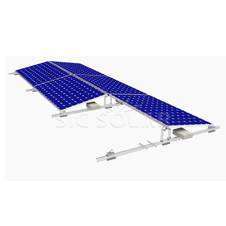 Solar platt tak montering