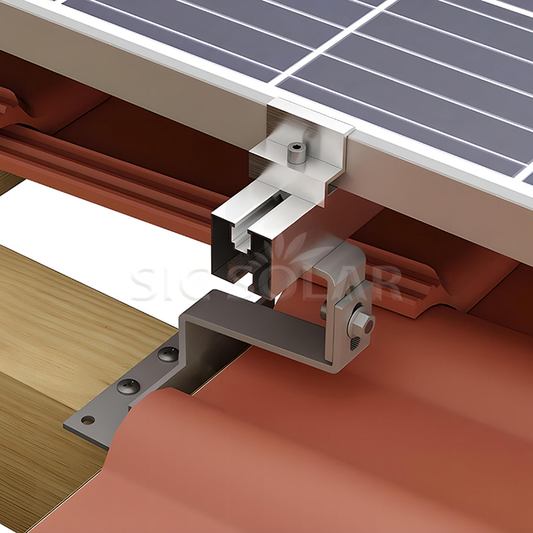 Solpanel tegel takfäste